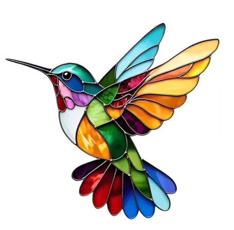 Aurora Hummingbird Necklace