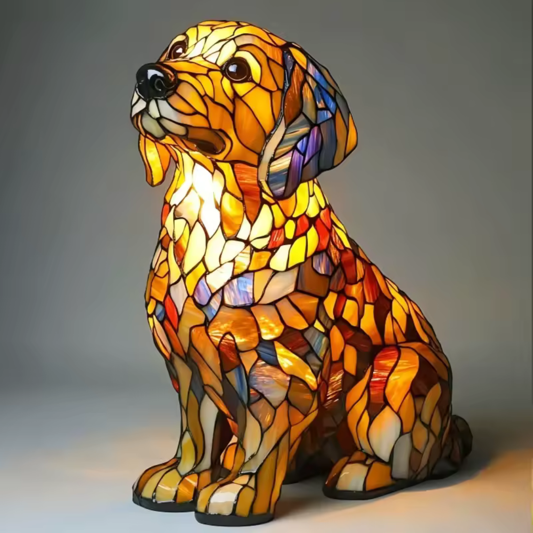 Radiant Pup – Handcrafted Lamp That Warms the Heart