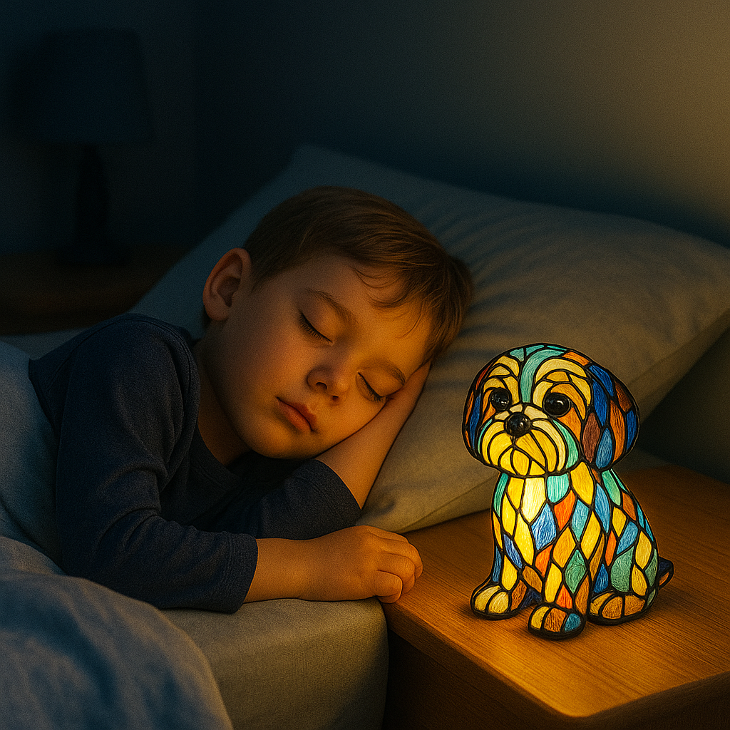 Radiant Pup – Handcrafted Lamp That Warms the Heart