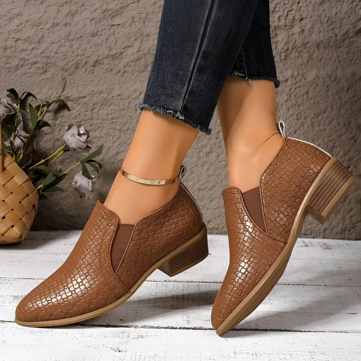 Alexa™ | Woven Slip-On Shoes