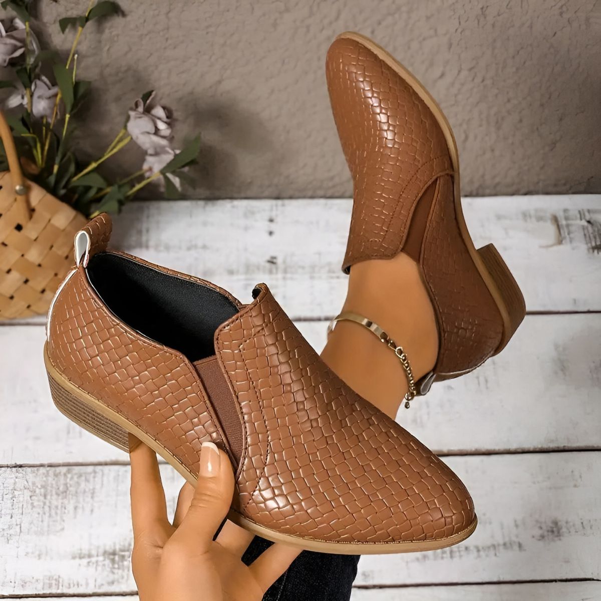 Alexa™ | Woven Slip-On Shoes