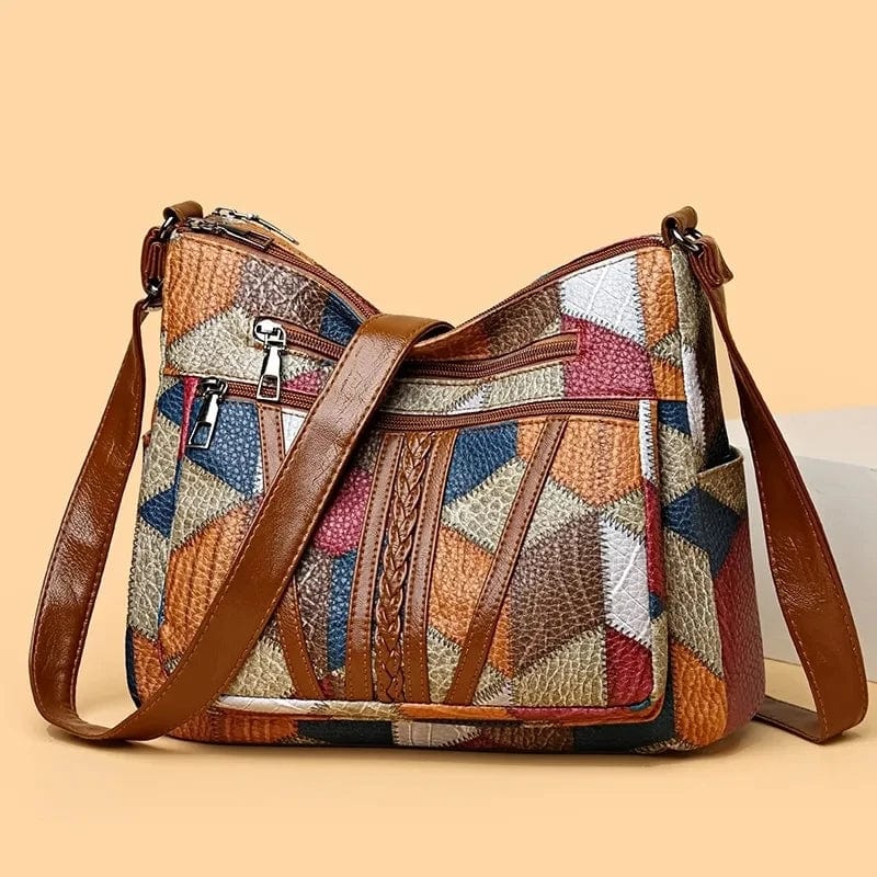 Aurora I Patchwork Shoulder Bag