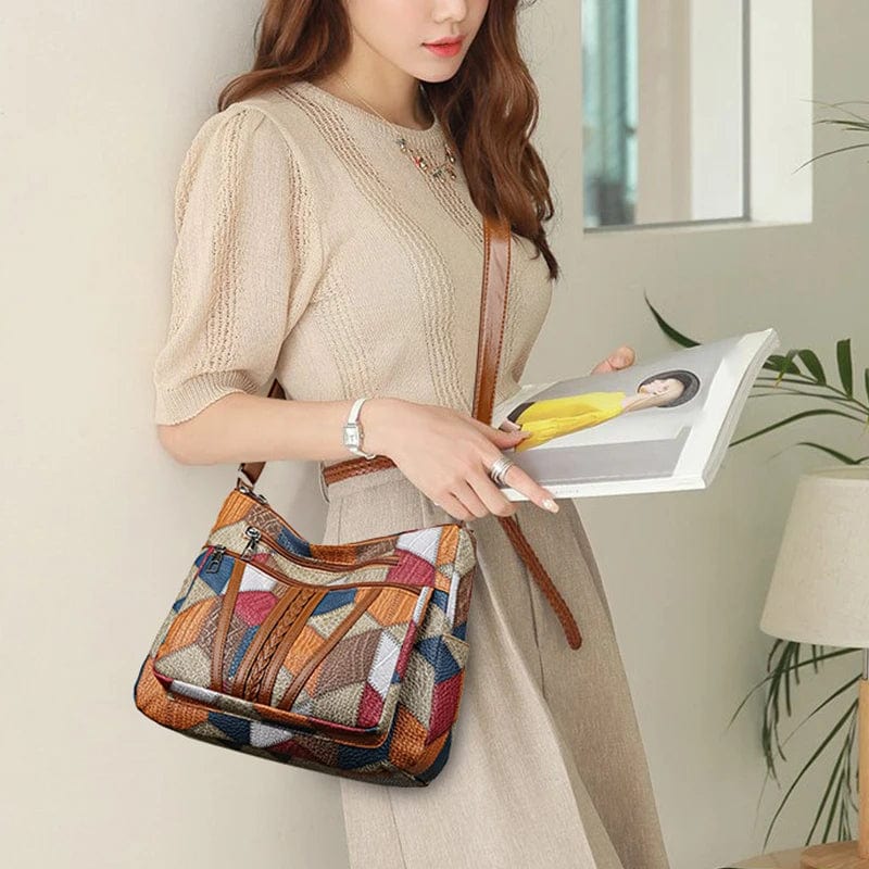 Aurora I Patchwork Shoulder Bag