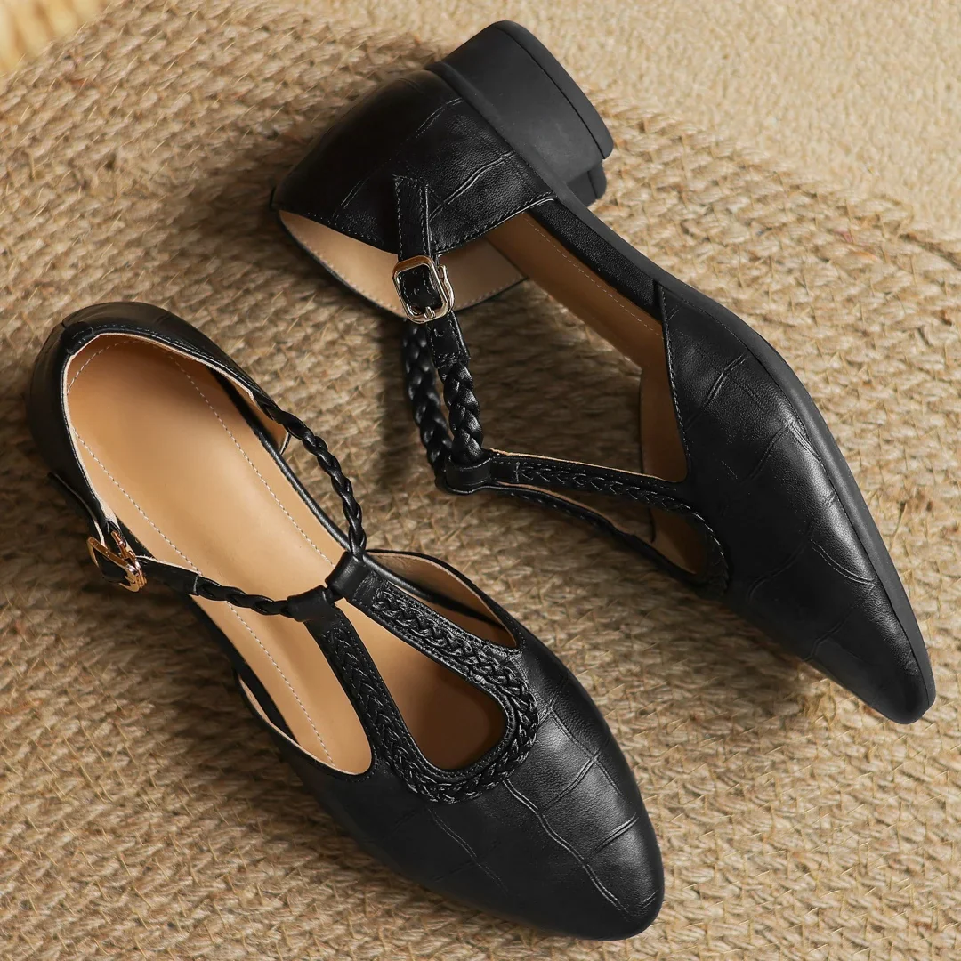 Vivienne™ | Elegant Braided Flats