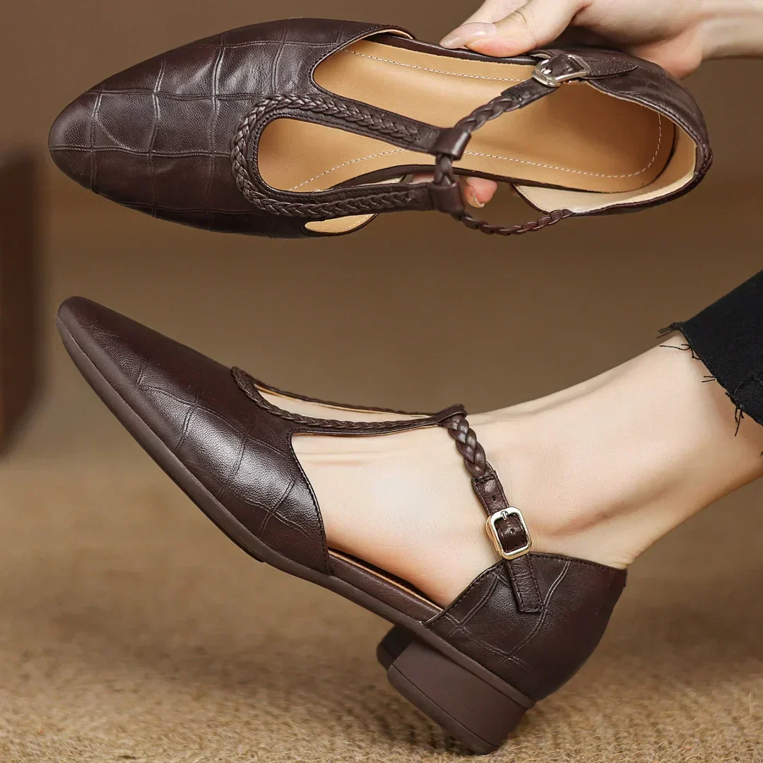 Vivienne™ | Elegant Braided Flats