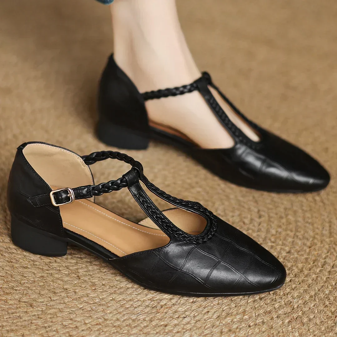 Vivienne™ | Elegant Braided Flats