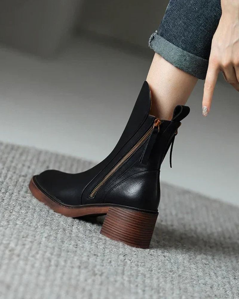 Arden™ | Timeless Zip Ankle Boots