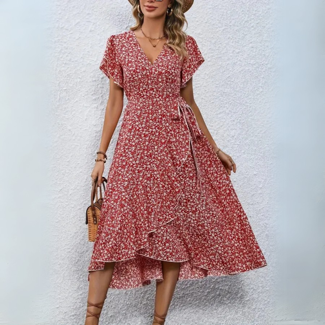 Flora Wrap Dress