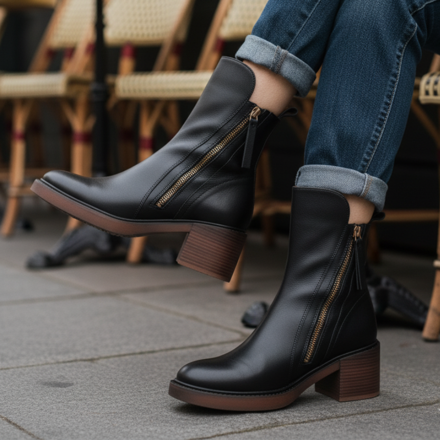 Arden™ | Timeless Zip Ankle Boots