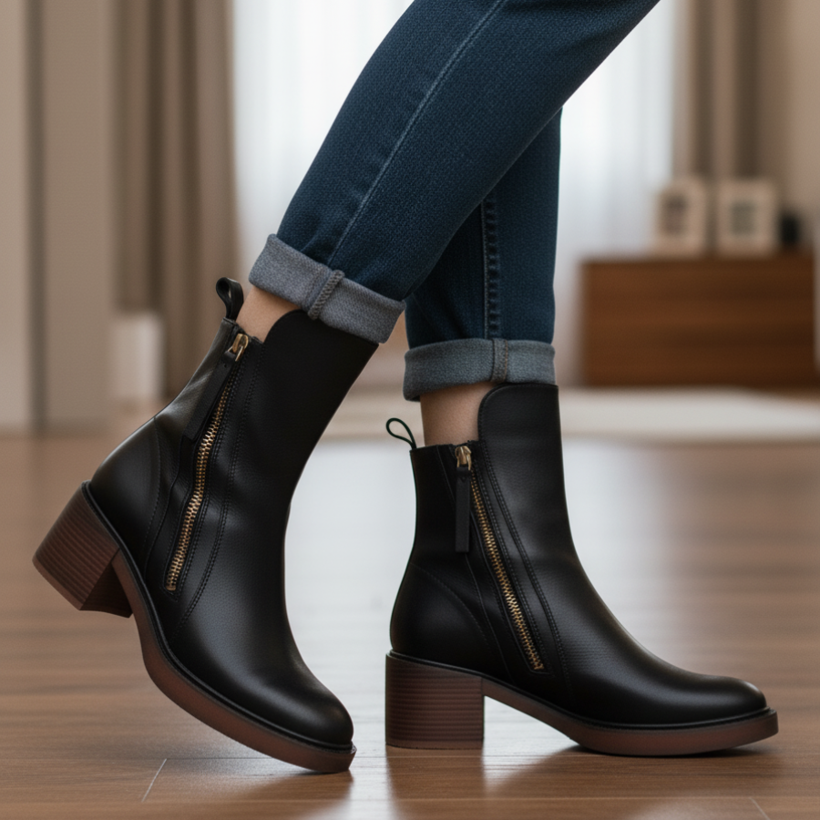 Arden™ | Timeless Zip Ankle Boots