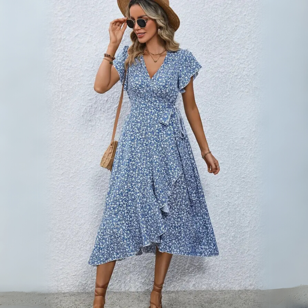 Flora Wrap Dress