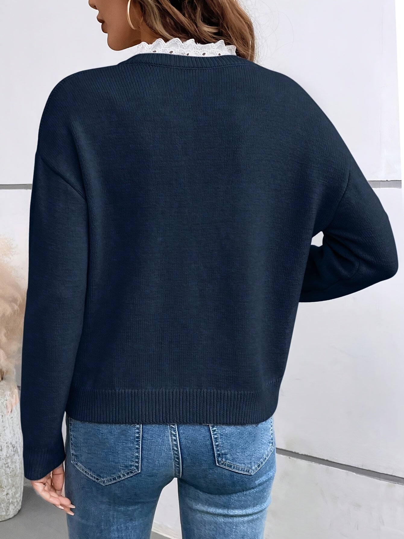 Nora™ |Cozy Elegance with Delicate Lace Details