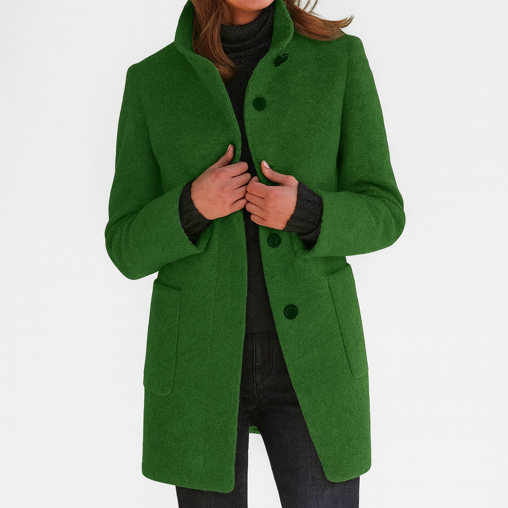 Kensington Wool-Blend Coat