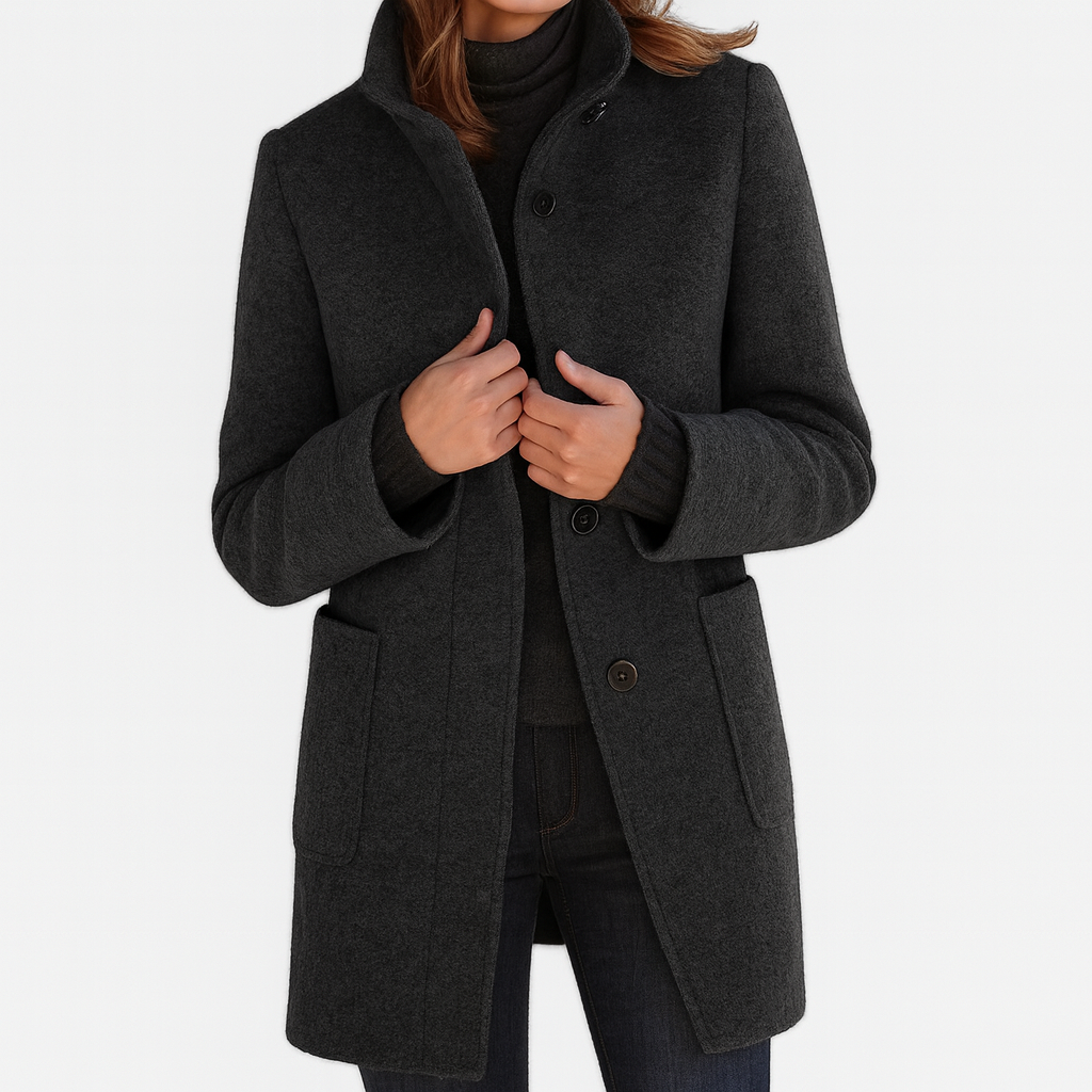 Kensington Wool-Blend Coat
