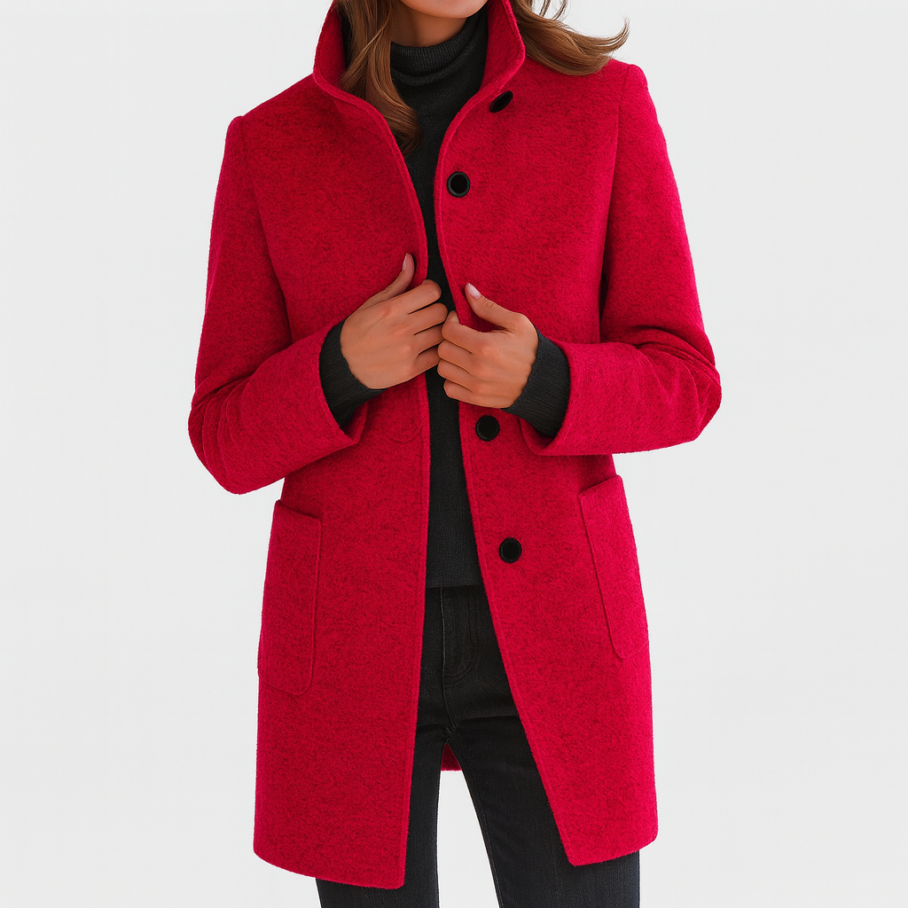 Kensington Wool-Blend Coat