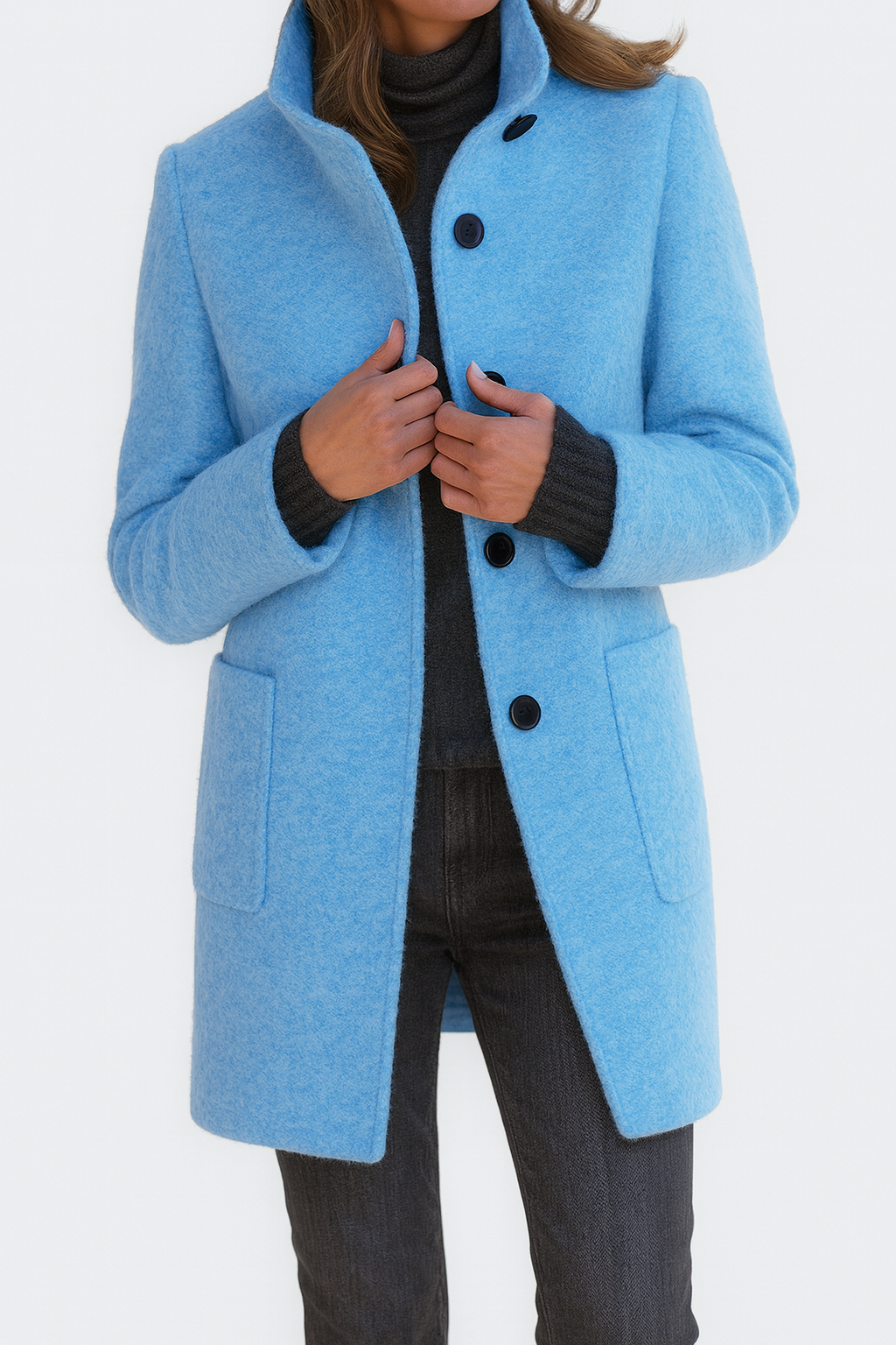 Kensington Wool-Blend Coat