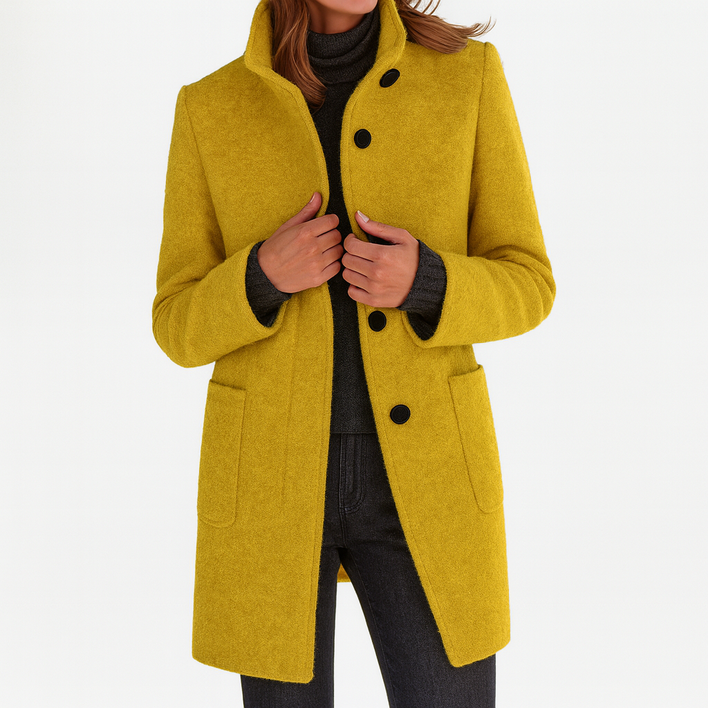 Kensington Wool-Blend Coat