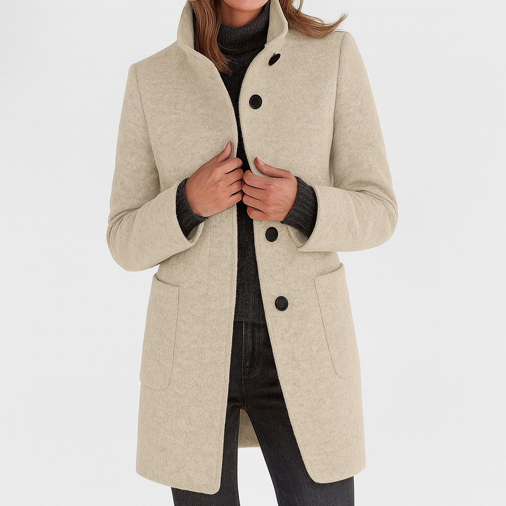 Kensington Wool-Blend Coat