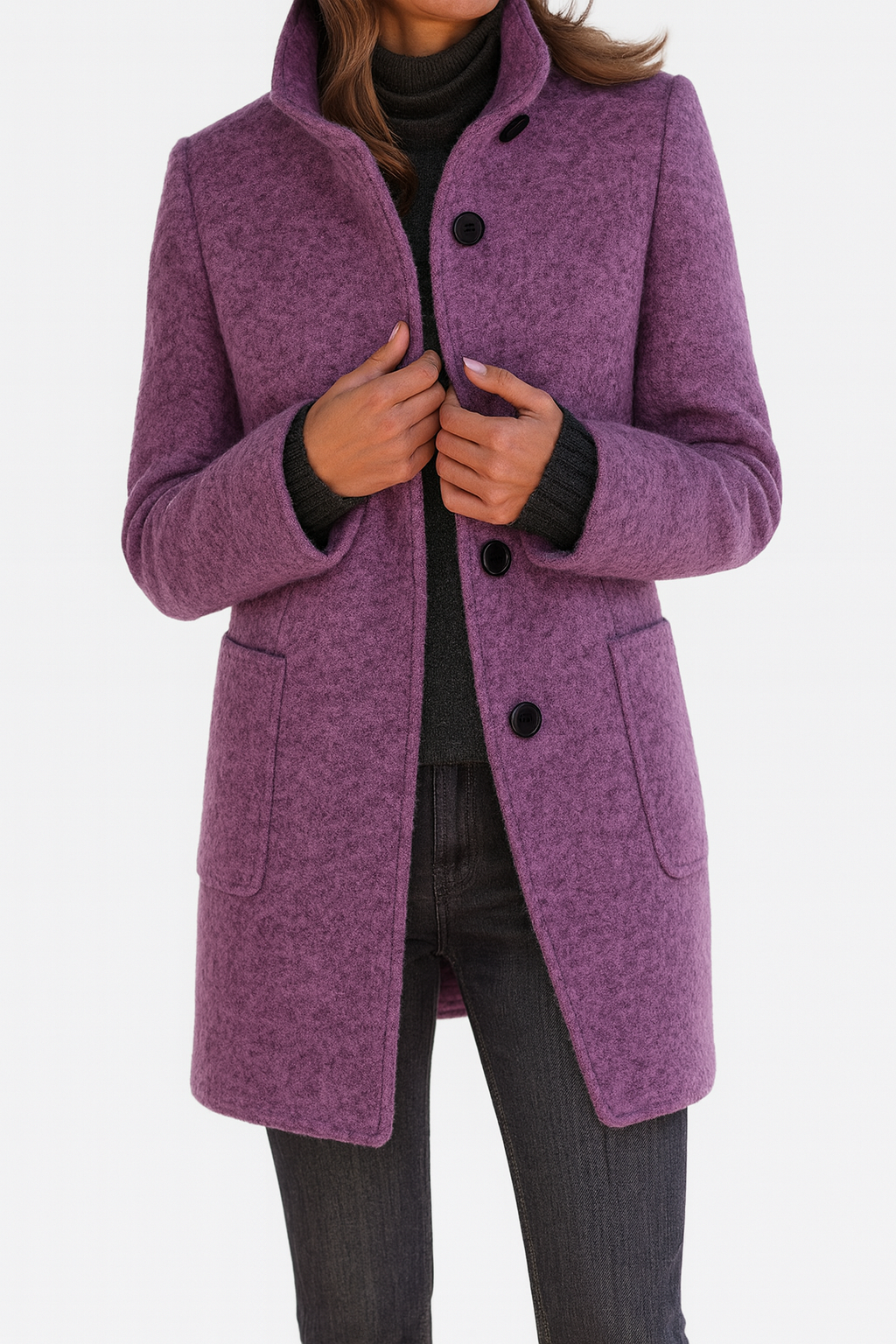 Kensington Wool-Blend Coat