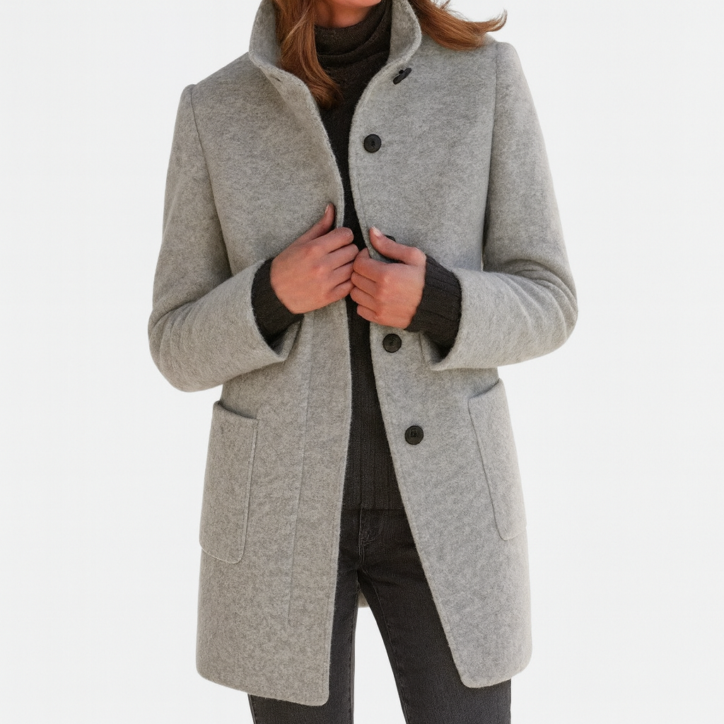 Kensington Wool-Blend Coat