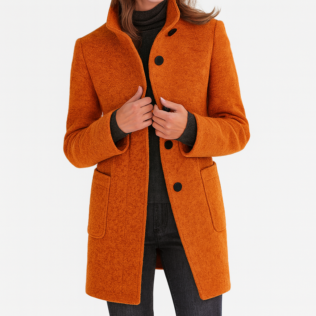 Kensington Wool-Blend Coat