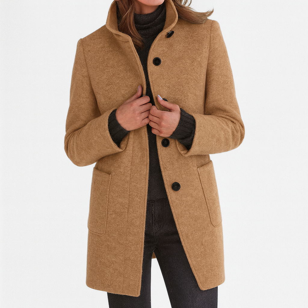 Kensington Wool-Blend Coat