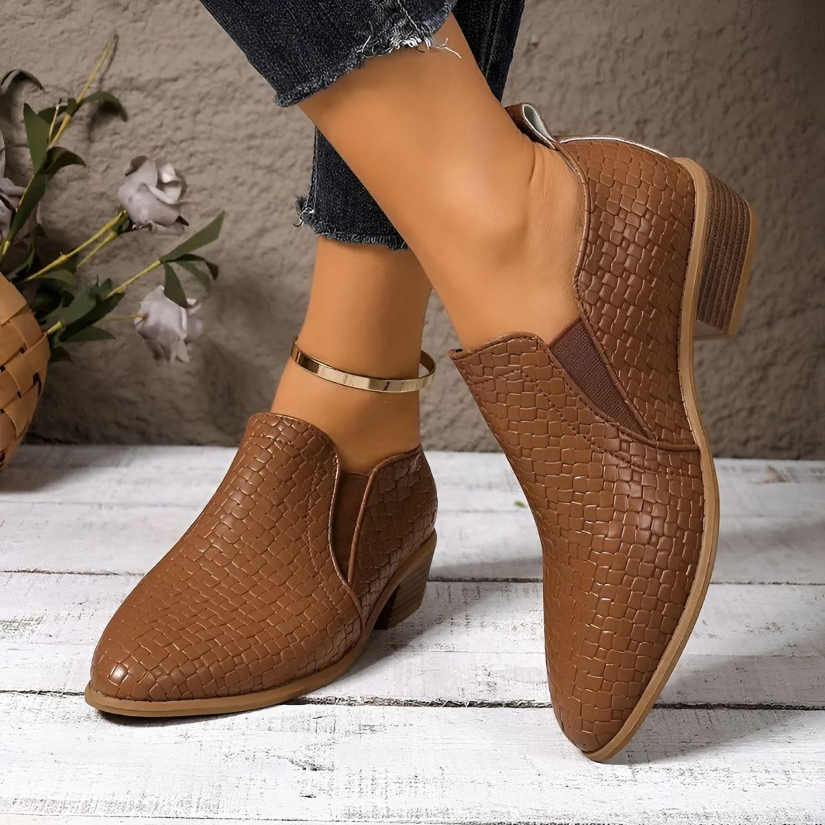 Alexa™ | Woven Slip-On Shoes