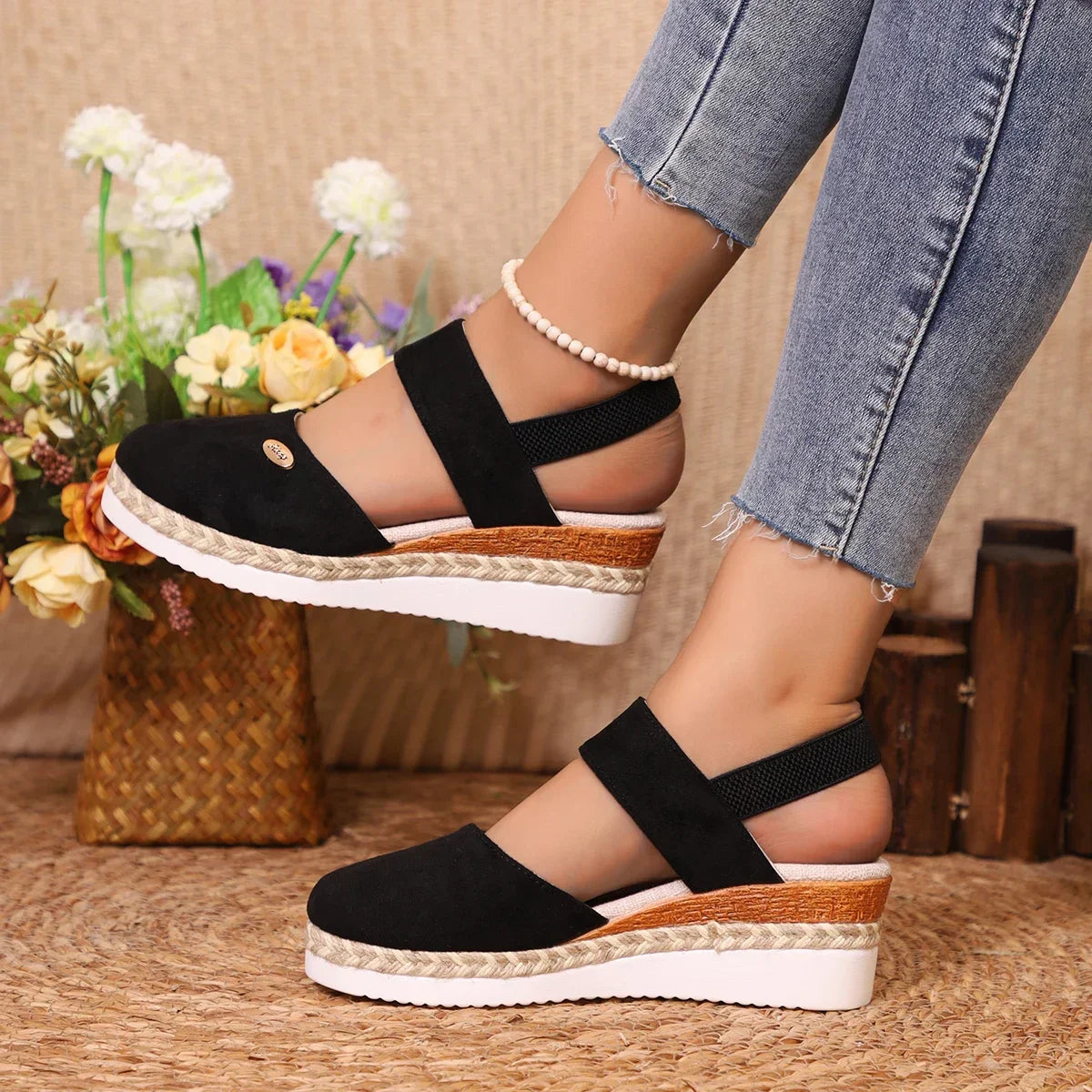 Lyra™ - Wedge Gladiator Sandals