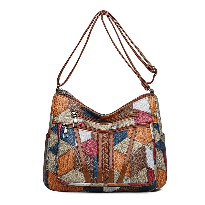 Aurora I Patchwork Shoulder Bag